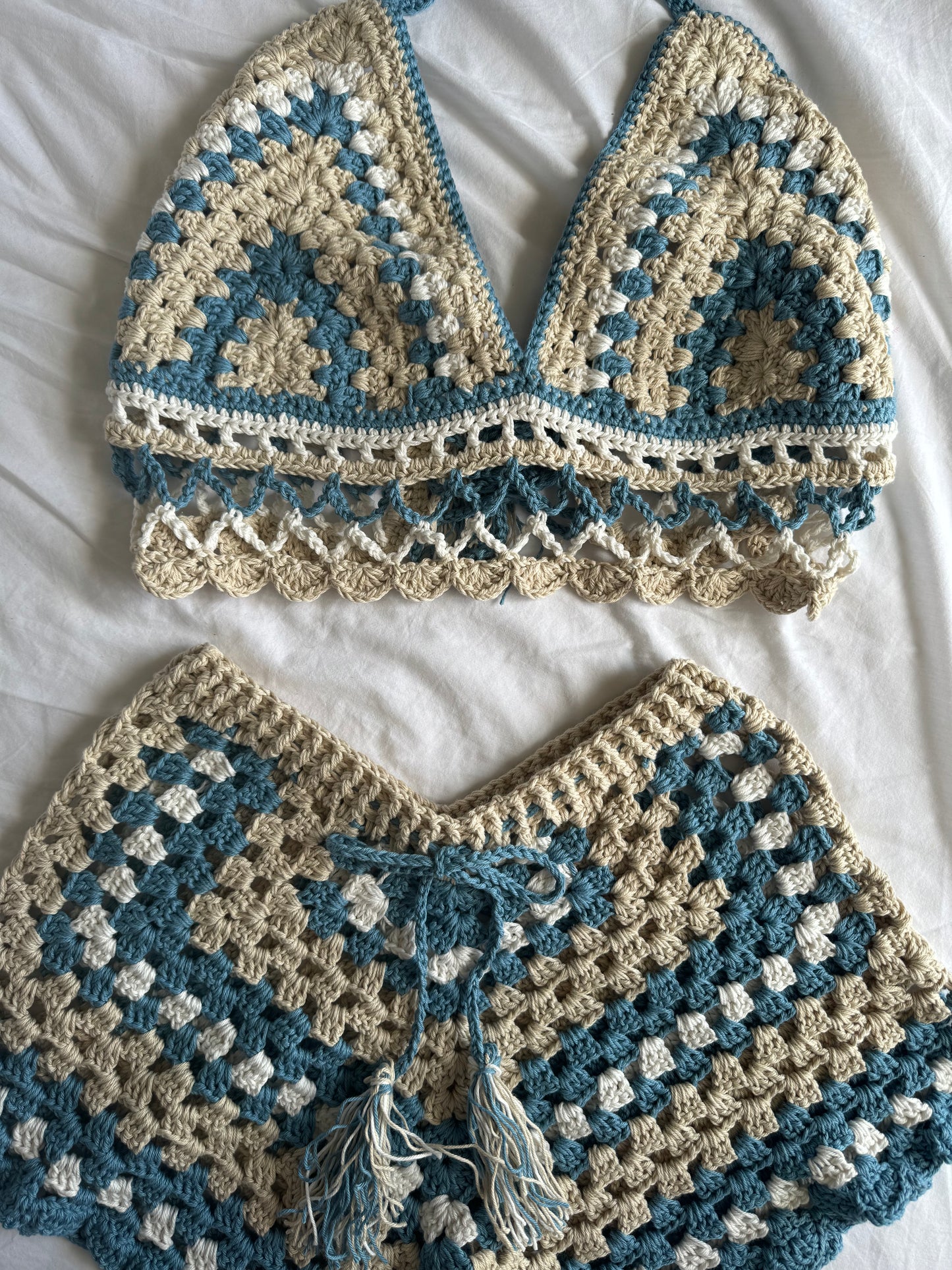 Bralette and Mini Short Matching Set