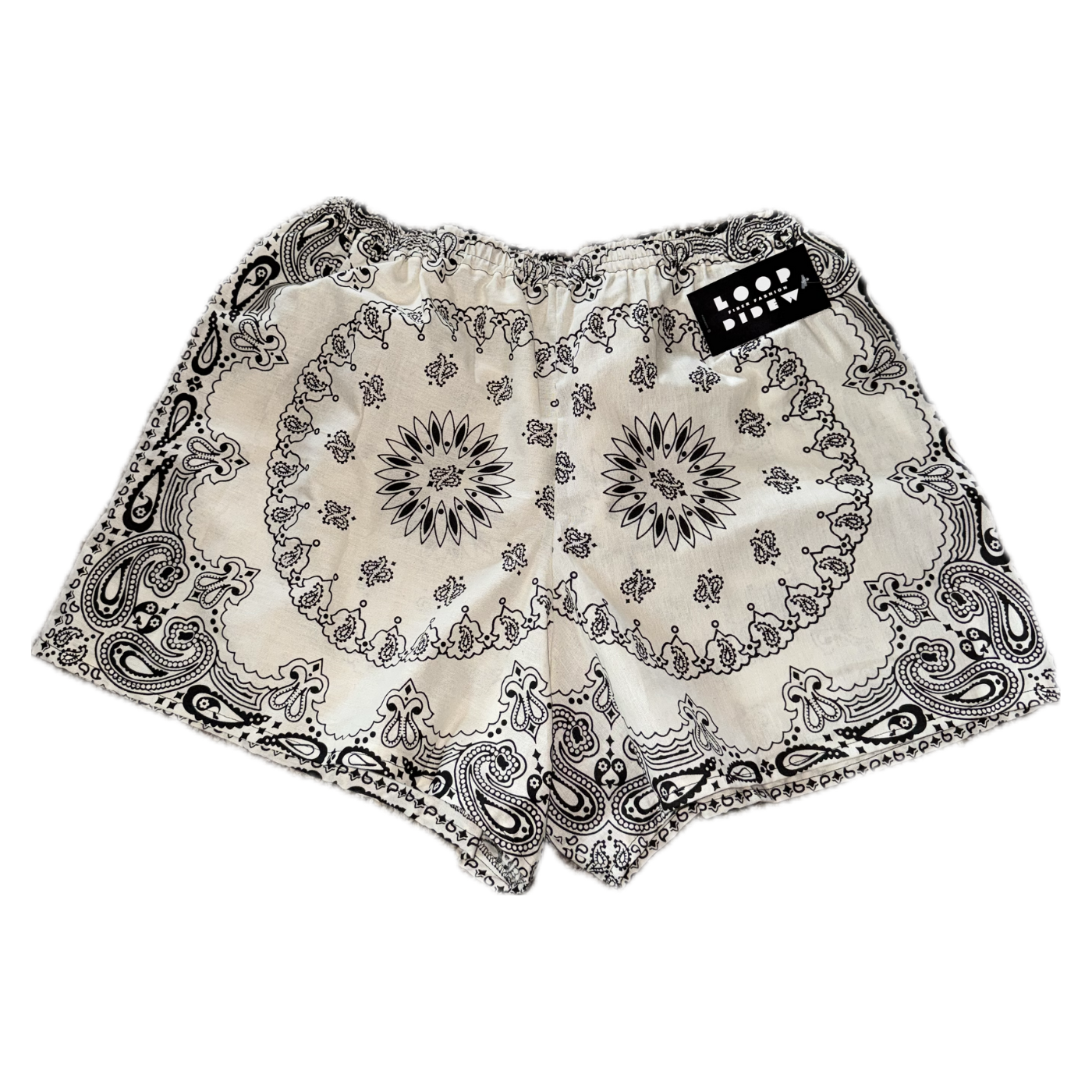 High-Waisted Bandana Boxer Shorts