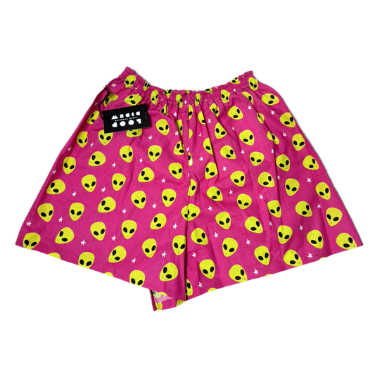 High-Waisted Boxer Shorts